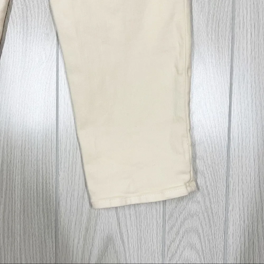 Athleta | Pale Yellow Sculptek Flex Straight Leg Ankle Jean Size 10 - Picture 6 of 11